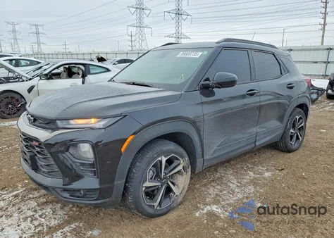 2021 Chevrolet Trailblazer Rs из США, поврежденный, VIN KL79MUSL0MB069630
